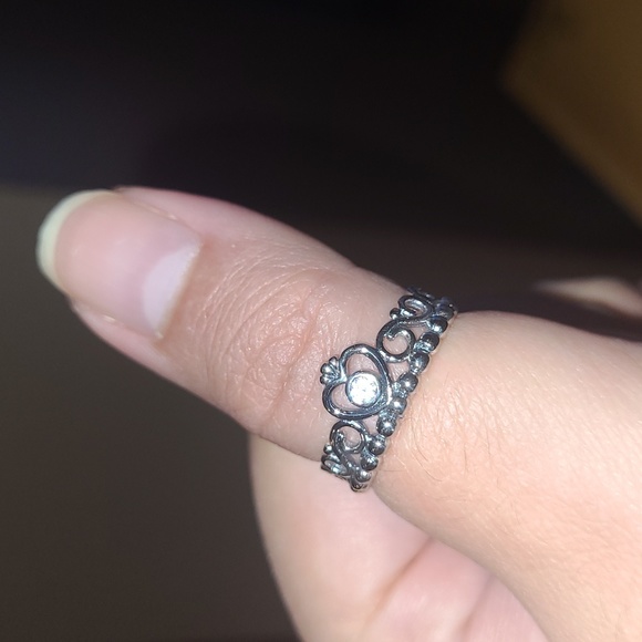I am a princess Sterling silver ring Size 7 - Picture 4 of 5
